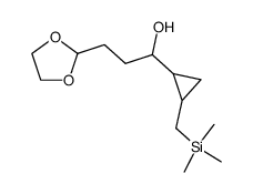 3-(1,3-dioxolan-2-yl)-1-(2-((trimethylsilyl)methyl)cyclopropyl)propan-1-ol Structure