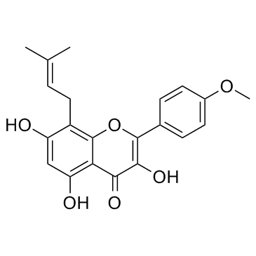 去水淫羊藿黄素； 脱水淫羊藿素图片