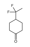 4-(1,1-Difluoroethyl)cyclohexanone Structure