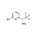 (R)-1-(6-Bromopyridin-2-yl)-2,2,2-trifluoroethanamine Structure