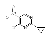 4-Chloro-2-cyclopropyl-5-nitropyrimidine picture