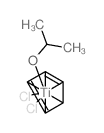 Titanium, dichloro(h5-2,4-cyclopentadien-1-yl)(2-propanolato)- Structure