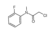 2-Chloro-N-(2-Fluorophenyl)-N-Methylacetamide结构式