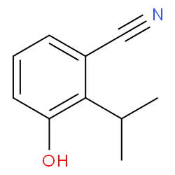 3-Hydroxy-2-isopropylbenzonitrile Structure