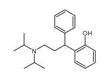 N,N-Diisopropyl-3-(2-hydroxyphenyl)-3-phenylpropylamine Structure