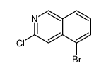 4-溴-5-氯异喹啉结构式