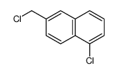 1-chloro-6-(chloromethyl)naphthalene Structure