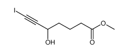 methyl 5-hydroxy-7-iodohept-6-ynoate Structure