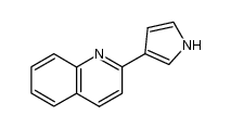 2-(1H-pyrrol-3-yl)quinoline结构式