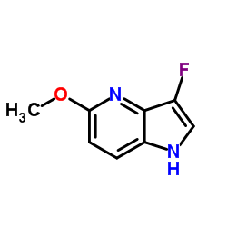 3-Fluoro-5-methoxy-1H-pyrrolo[3,2-b]pyridine Structure