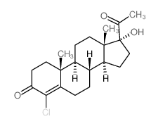 Pregn-4-ene-3,20-dione,4-chloro-17-hydroxy- (7CI,8CI,9CI) picture