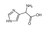 D,L-4-imidazolylglycine Structure