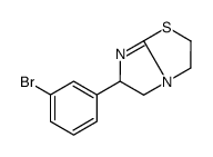 6-(3-BROMOPHENYL)-2,3,5,6-TETRAHYDROIMIDAZO[2,1-B]THIAZOLE Structure