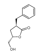 dihydro-5(S)-(hydroxymethyl)-3(R)-(phenylmethyl)-3(2H)-furanone Structure