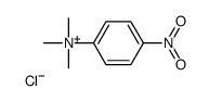 trimethyl-(4-nitrophenyl)azanium,chloride结构式