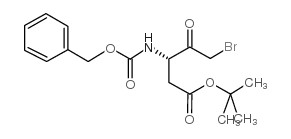 tert-butyl (3S)-5-bromo-4-oxo-3-(phenylmethoxycarbonylamino)pentanoate Structure