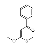 3-methoxy-3-methylsulfanyl-1-phenylprop-2-en-1-one Structure