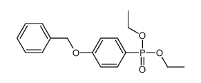 1-diethoxyphosphoryl-4-phenylmethoxybenzene Structure