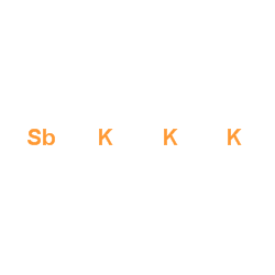 antimony, compound with potassium (1:3) Structure