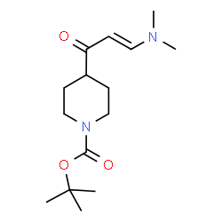 tert-butyl 4-[(2E)-3-(dimethylamino)prop-2-enoyl]piperidine-1-carboxylate structure