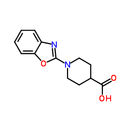 1-(1,3-BENZOXAZOL-2-YL)PIPERIDINE-4-CARBOXYLIC ACID Structure