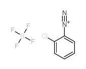 Benzenediazonium, 2-chloro-, tetrafluoroborate(1-) Structure