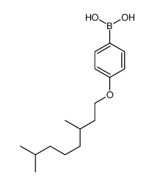 4-(3,7-Dimethyloctyloxy)benzeneboronic acid structure