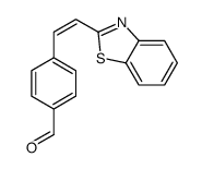 4-[2-(1,3-benzothiazol-2-yl)ethenyl]benzaldehyde Structure