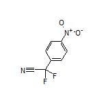 2,2-Difluoro-2-(4-nitrophenyl)acetonitrile Structure
