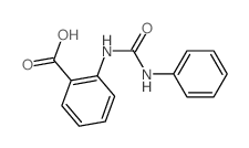 2-(phenylcarbamoylamino)benzoic acid结构式