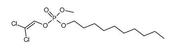 phosphoric acid decyl ester 2,2-dichloro-vinyl ester methyl ester Structure