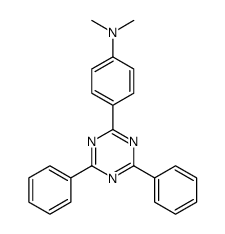 4-(4,6-diphenyl-1,3,5-triazin-2-yl)-N,N-dimethylaniline Structure