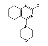 2-chloro-4-morpholin-4-yl-5,6,7,8-tetrahydro-quinazoline Structure