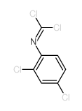 Carbonimidicdichloride, N-(2,4-dichlorophenyl)- Structure