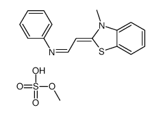 3-Methyl-2-[2-(phenylamino)ethenyl]benzothiazolium Methyl Sulfate结构式