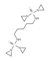 Phosphinothioic amide,N,N'-1,5-pentanediylbis[P,P-bis(1-aziridinyl)- (9CI)结构式