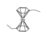 bis(ethylbenzene)molybdenum Structure