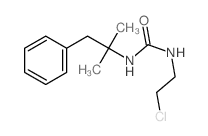 Urea,N-(2-chloroethyl)-N'-(1,1-dimethyl-2-phenylethyl)-结构式