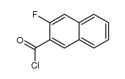 3-Fluor-2-naphthoylchlorid Structure