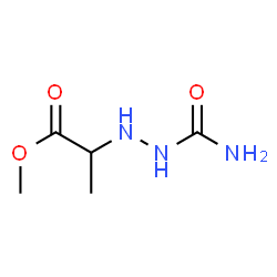 Propanoic acid, 2-[2-(aminocarbonyl)hydrazino]-, methyl ester (9CI)结构式