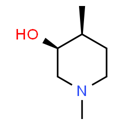 3-Piperidinol, 1,4-dimethyl-, cis- picture