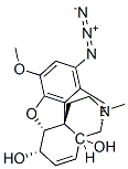 6β-Azido-7,8-didehydro-4,5α-epoxy-3-methoxy-17-methylmorphinan-14-ol结构式