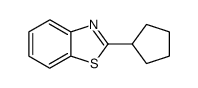 2-cyclopentyl-1,3-benzothiazole Structure