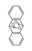 9,10-dihydroanthracene-9,10-dicarboxylic anhydride Structure