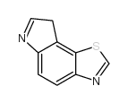 8H-pyrrolo[2,3-g][1,3]benzothiazole结构式