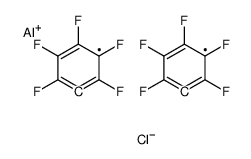 chloro-bis(2,3,4,5,6-pentafluorophenyl)alumane Structure