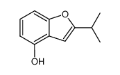 2-isopropyl-benzofuran-4-ol Structure