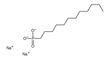 dodecylphosphonic acid, sodium salt Structure