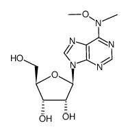 N6-Methoxy-N6-methyladenosine Structure