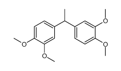 1,1-bis(3,4-dimethoxyphenyl)ethane结构式